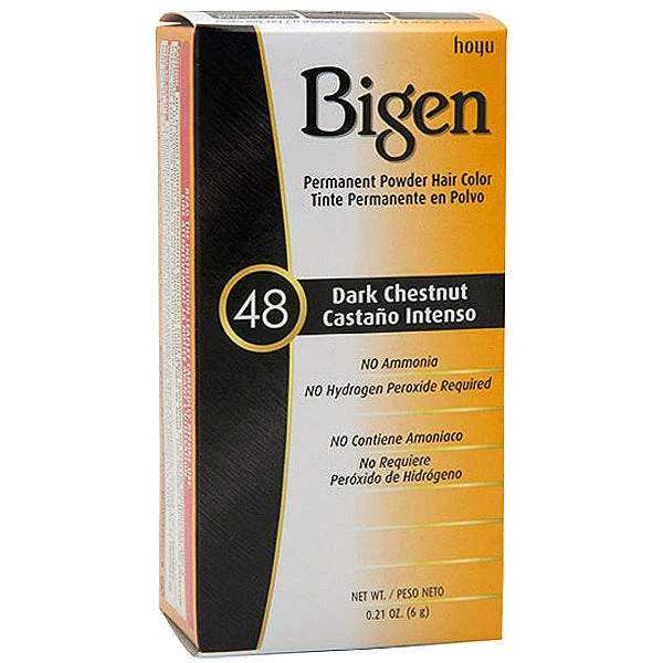 Bigen Powder Hair Color 48 Dark Chestnut 1 Bigen Powder Hair Color 48 Dark Chestnut