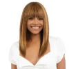 Bobbi Boss 100% Human Hair Curtain Bang Wig - MH1313 STRAIGHT 20
