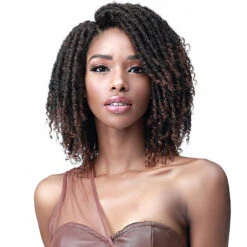 Bobbi Boss Premium Synthetic 4.5 Inch Realistic Lace Part Wig - MLP22 FREEFORM LOCS