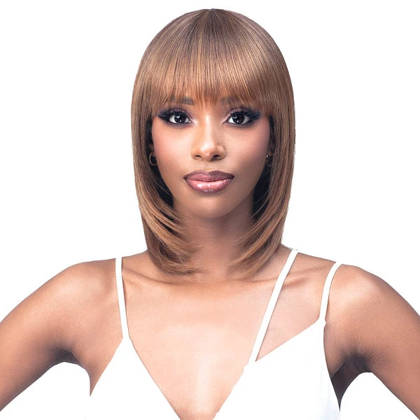 Bobbi Boss Human Hair Blend Wig - MOG014 REESE 1 Bobbi Boss Human Hair Blend Wig - MOG014 REESE