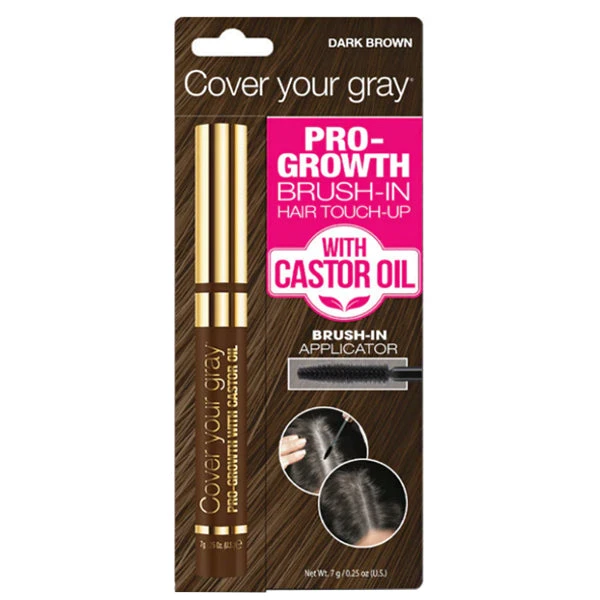 Cover Your Gray Pro-Growth Brush-in Hair Touch-up With Castor Oil 0.25oz 2 Cover Your Gray Pro-Growth Brush-in Hair Touch-up With Castor Oil 0.25oz - Image 2