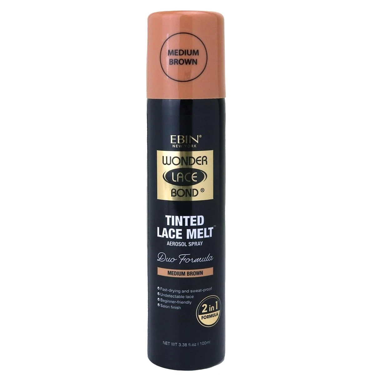 Ebin New York Wonder Lace Bond Tinted Lace Melt Aerosol Spray 3.38oz 1 Ebin New York Wonder Lace Bond Tinted Lace Melt Aerosol Spray 3.38oz