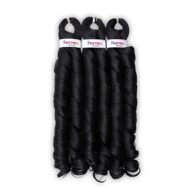 Freetress Synthetic Braid - 3X FRENCH CURL BRAID 22 6 Freetress Synthetic Braid - 3X FRENCH CURL BRAID 22 - Image 6