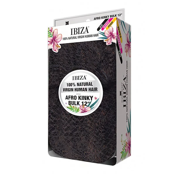 Shake N Go Ibiza 100% Natural Virgin Human Hair Braid - AFRO KINKY BULK 12 1 Shake N Go Ibiza 100% Natural Virgin Human Hair Braid - AFRO KINKY BULK 12