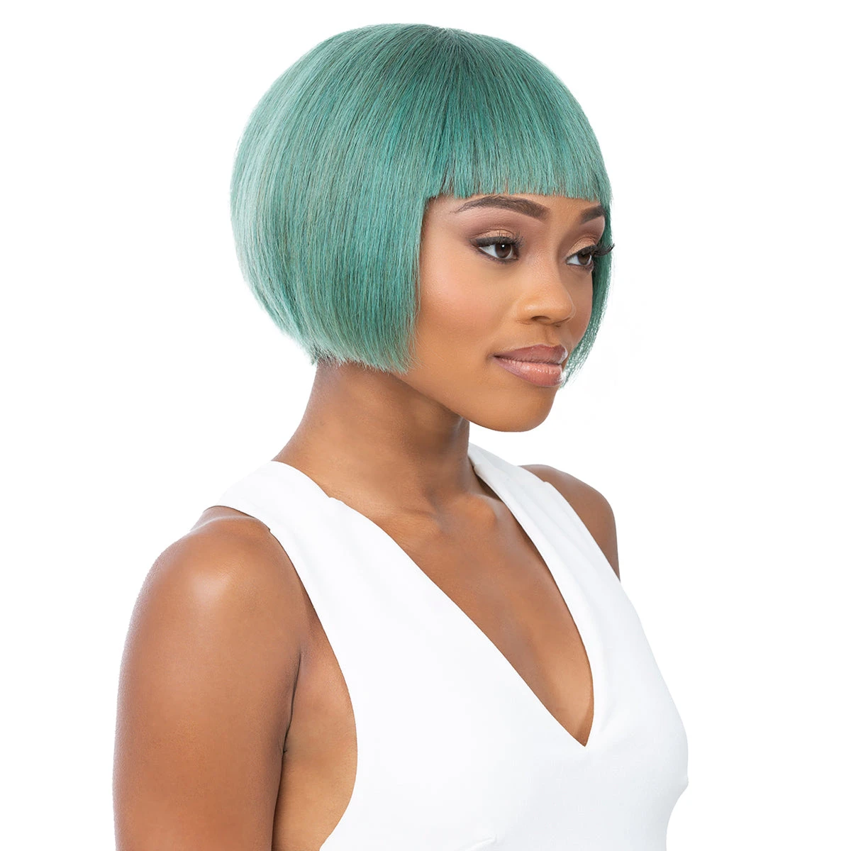 Its A Wig Synthetic Wig - BOB BANG 8 6 Its A Wig Synthetic Wig - BOB BANG 8 - Image 6