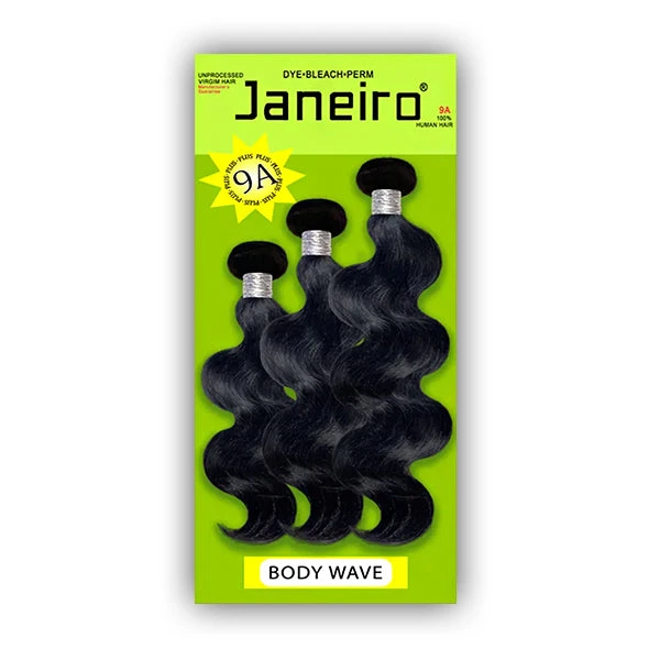 Janeiro 100% Virgin Brazilian Remy Hair Weave - BODY WAVE 3PCS (18/20/22) 1 Janeiro 100% Virgin Brazilian Remy Hair Weave - BODY WAVE 3PCS (18/20/22)