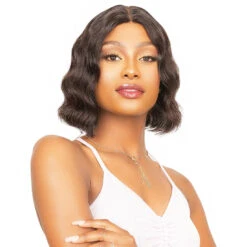 Janet Collection 100% Natural Virgin Remy Human Hair Deep Part Wig - KAMEL -Loreal Store janet collection 100 natural virgin remy human hair deep part wig kamel 2