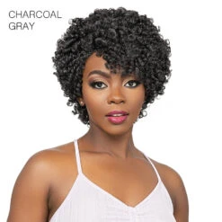 Janet Collection Natural Curly Synthetic Hair Wig - AFRO FIBY -Loreal Store janet collection natural curly synthetic hair wig afro fiby 3