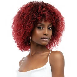 Janet Collection Natural Curly Synthetic Hair Wig - NATURAL AFRO LEON -Loreal Store janet collection natural curly synthetic hair wig natural afro leon 3
