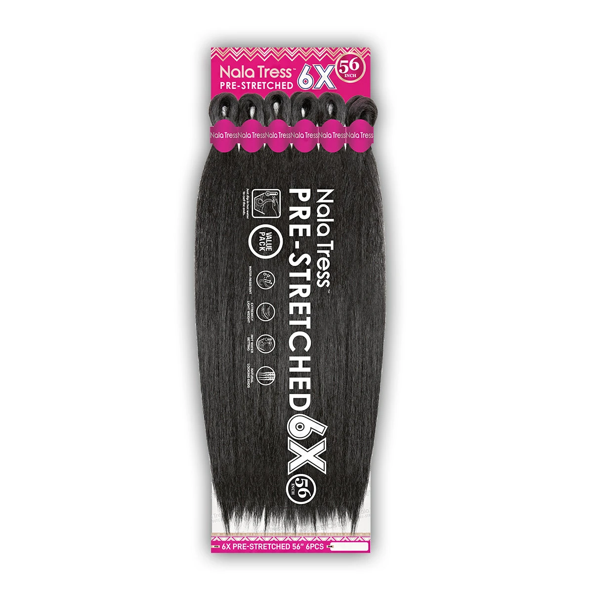 Janet Collection Synthetic Braid - 6X PRE STRETCHED BRAID 56 1 Janet Collection Synthetic Braid - 6X PRE STRETCHED BRAID 56