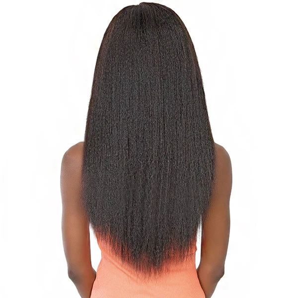 Janet Collection 100% Natural Virgin Remy Human Hair Deep Part HD Lace Wig - PERM YAKY 4 Janet Collection 100% Natural Virgin Remy Human Hair Deep Part HD Lace Wig - PERM YAKY - Image 4