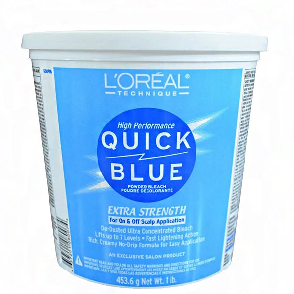 L'Oreal Technique Quick Blue Powder Bleach - Extra Strength 16oz 1 L'Oreal Technique Quick Blue Powder Bleach - Extra Strength 16oz