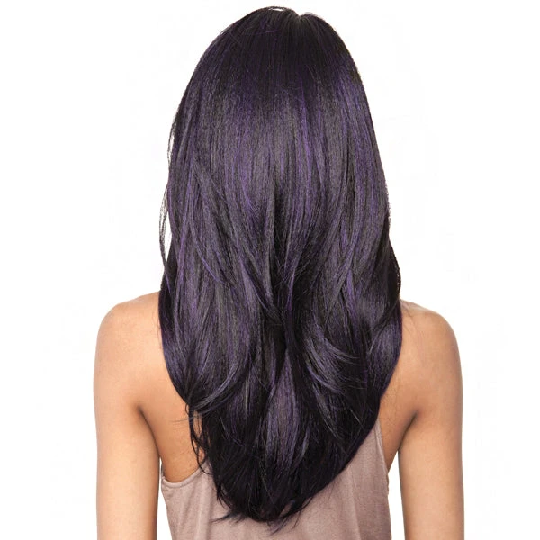 Mane Concept Brown Sugar Human Hair Blend Full Wig - BS110 2 Mane Concept Brown Sugar Human Hair Blend Full Wig - BS110 - Image 2