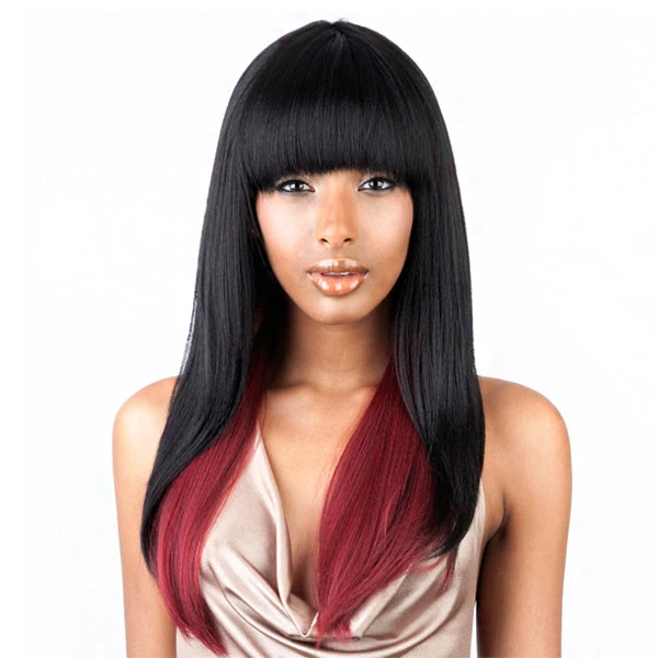 Mane Concept Brown Sugar Human Hair Blend Full Wig - BS103 1 Mane Concept Brown Sugar Human Hair Blend Full Wig - BS103