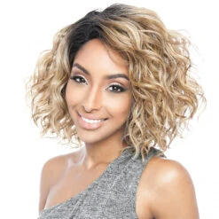 Mane Concept Brown Sugar Human Hair Blend Full Wig - BS120