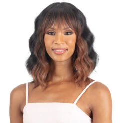 Mayde Beauty Human Hair Blend Mocha Wig - DELIGHT 17 Mayde Beauty Human Hair Blend Mocha Wig - DELIGHT -Loreal Store mayde beauty human hair blend mocha wig delight 4
