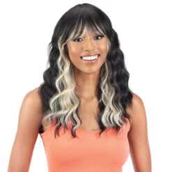 Mayde Beauty Human Hair Blend Mocha Wig - HONEY -Loreal Store mayde beauty human hair blend mocha wig honey 8