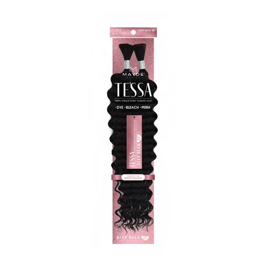 Mayde Beauty Tessa 100% Human Hair Braid - DEEP BULK 22 1 Mayde Beauty Tessa 100% Human Hair Braid - DEEP BULK 22