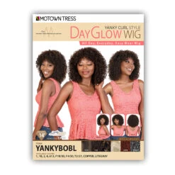 Motown Tress DayGlow Synthetic Hair Wig - YANKYBOBL -Loreal Store motown tress dayglow synthetic hair wig yankybobl 4
