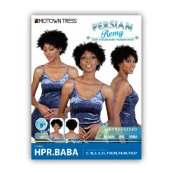 Motown Tress Persian 100% Virgin Remy Human Hair Wig - HPR BABA -Loreal Store motown tress persian 100 virgin remy human hair wig hpr baba 4