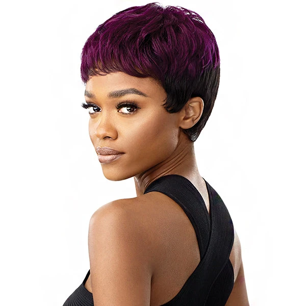 Outre 100% Human Hair Fab & Fly Color Queen Wig - HH ESME 2 Outre 100% Human Hair Fab & Fly Color Queen Wig - HH ESME - Image 2