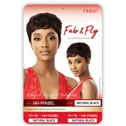 Outre 100% Human Hair Fab & Fly Wig - HH MABEL -Loreal Store outre 100 human hair fab fly wig hh mabel 5