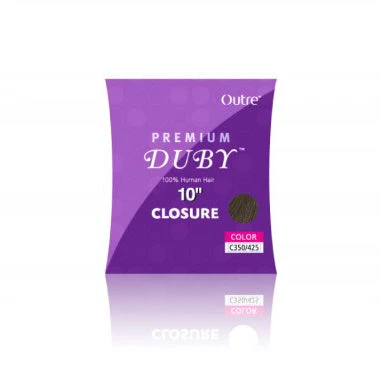 Outre 100% Human Hair Top Piece Closure - DUBY CLOSURE 10 1 Outre 100% Human Hair Top Piece Closure - DUBY CLOSURE 10