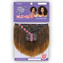 Outre Big Beautiful Hair Human Hair Blend Clip In - 4C COILY FRO 10 5 Outre Big Beautiful Hair Human Hair Blend Clip In - 4C COILY FRO 10 -Loreal Store outre big beautiful hair human hair blend clip in 4c coily fro 10 2