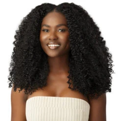 Outre Big Beautiful Hair Human Hair Blend Clip In - BOHEMIAN CURL 14