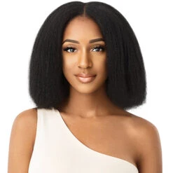 Outre Big Beautiful Hair Human Hair Blend Clip In - KINKY STRAIGHT 18 6 Outre Big Beautiful Hair Human Hair Blend Clip In - KINKY STRAIGHT 18 -Loreal Store outre big beautiful hair human hair blend clip in kinky straight 18 2