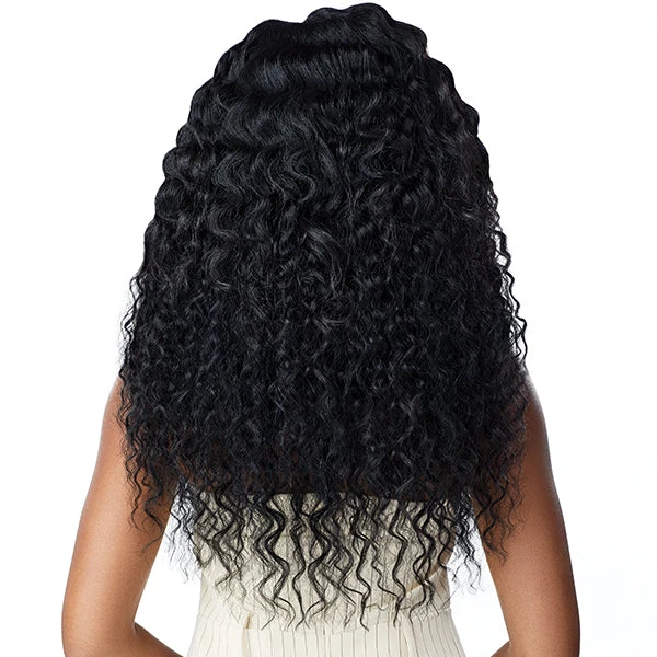 Outre Big Beautiful Hair Human Hair Blend Clip In - PERUVIAN WAVE 18 3 Outre Big Beautiful Hair Human Hair Blend Clip In - PERUVIAN WAVE 18 - Image 3