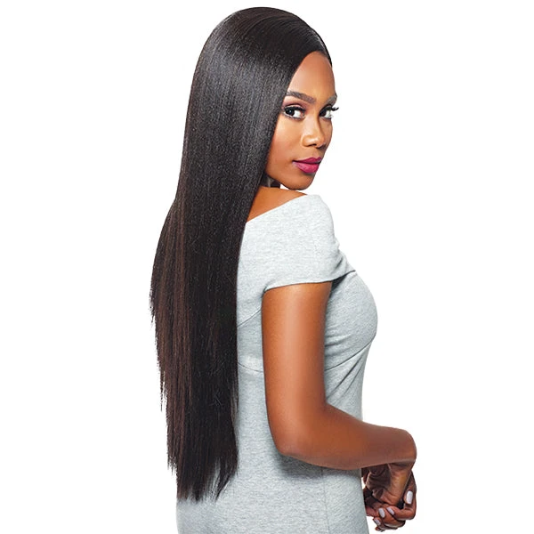 Outre Purple Pack Brazilian Boutique Human Hair Blend Weaving - VIRGIN SLEEK PRESSED 4PCS (18/20/22 + 4 Inch Lace Closure) 2 Outre Purple Pack Brazilian Boutique Human Hair Blend Weaving - VIRGIN SLEEK PRESSED 4PCS (18/20/22 + 4 Inch Lace Closure) - Image 2