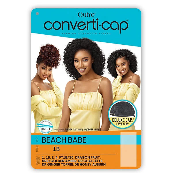Outre Converti Cap Synthetic Hair Wig - BEACH BABE 8 Outre Converti Cap Synthetic Hair Wig - BEACH BABE - Image 8