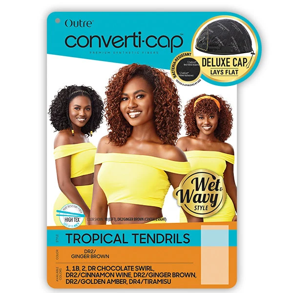 Outre Converti Cap Synthetic Hair Wig - TROPICAL TENDRILS 8 Outre Converti Cap Synthetic Hair Wig - TROPICAL TENDRILS - Image 8