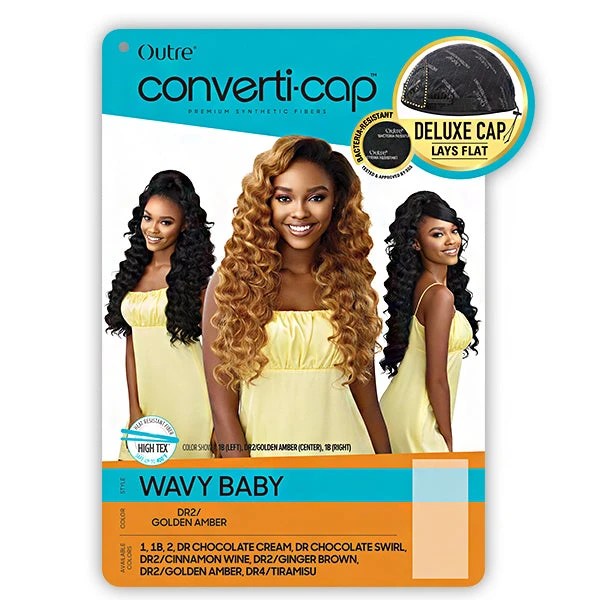 Outre Converti Cap Synthetic Hair Wig - WAVY BABY 8 Outre Converti Cap Synthetic Hair Wig - WAVY BABY - Image 8