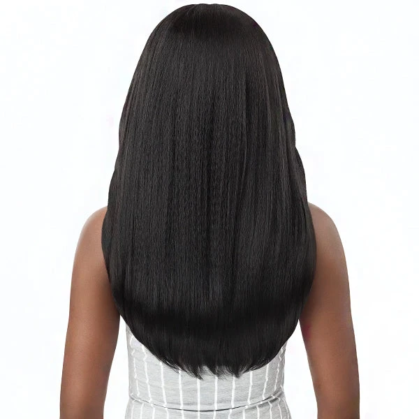 Outre Big Beautiful 100% Human Hair Premium Blend U Part Cap Leave Out Wig - DOMINICAN BLOWOUT 22 4 Outre Big Beautiful 100% Human Hair Premium Blend U Part Cap Leave Out Wig - DOMINICAN BLOWOUT 22 - Image 4