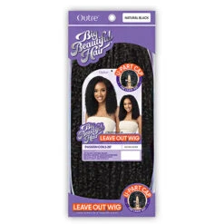 Outre Big Beautiful 100% Human Hair Premium Blend U Part Cap Leave Out Wig - PASSION COILS 20 13 Outre Big Beautiful 100% Human Hair Premium Blend U Part Cap Leave Out Wig - PASSION COILS 20 -Loreal Store outre human hair blend u part cap leave out wig passion coils 20 6