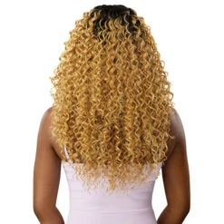 Outre Purple Pack Brazilian Boutique Human Hair Blend Weaving - DOMINICAN CURL 4PCS (18/20/22 + 4 Inch Lace Closure) -Loreal Store outre purple pack brazilian boutique human hair blend weaving dominican curl 4pcs 182022 4 inch lace closure 2