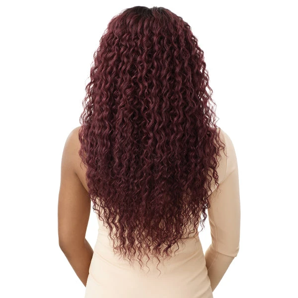Outre Purple Pack Brazilian Boutique Human Hair Blend Weaving - VIRGIN LOOSE DEEP 4PCS (18/20/22 + 4 Inch Lace Closure) 4 Outre Purple Pack Brazilian Boutique Human Hair Blend Weaving - VIRGIN LOOSE DEEP 4PCS (18/20/22 + 4 Inch Lace Closure) - Image 4