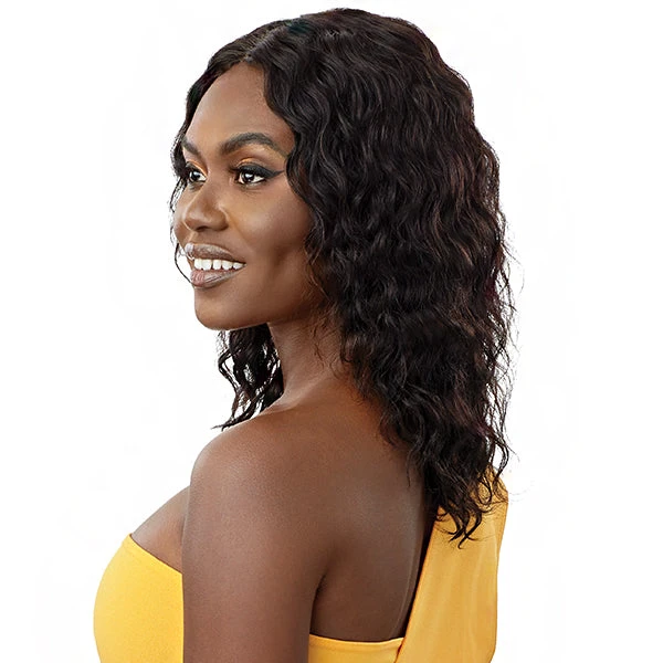 Outre The Daily Wig WET & WAVY 100% Unprocessed Human Hair Lace Part Wig - HH NATURAL WAVE 16 2 Outre The Daily Wig WET & WAVY 100% Unprocessed Human Hair Lace Part Wig - HH NATURAL WAVE 16 - Image 2