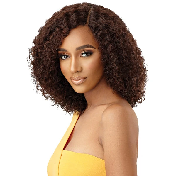 Outre The Daily Wig WET & WAVY 100% Unprocessed Human Hair Lace Part Wig - HH W&W NATURAL DEEP 14 4 Outre The Daily Wig WET & WAVY 100% Unprocessed Human Hair Lace Part Wig - HH W&W NATURAL DEEP 14 - Image 4