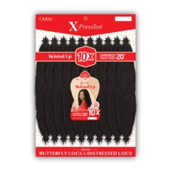 Outre Synthetic Braid - X PRESSION TWISTED UP 10X SPRINGY AFRO TWIST 20