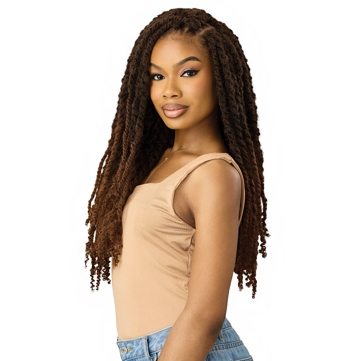Outre Synthetic Braid - X PRESSION TWISTED UP 3X SWICY AFRO TWIST 18 3 Outre Synthetic Braid - X PRESSION TWISTED UP 3X SWICY AFRO TWIST 18 - Image 3