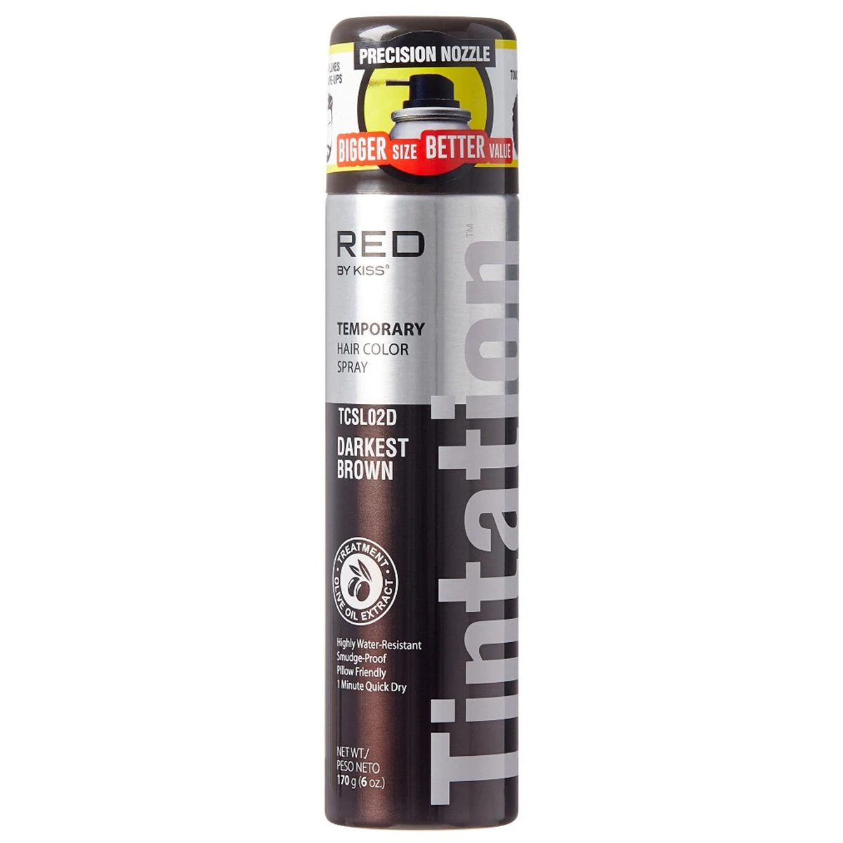 Red By Kiss TCSLXX Tintation Temporary Hair Color Spray 6oz 3 Red By Kiss TCSLXX Tintation Temporary Hair Color Spray 6oz - Image 3