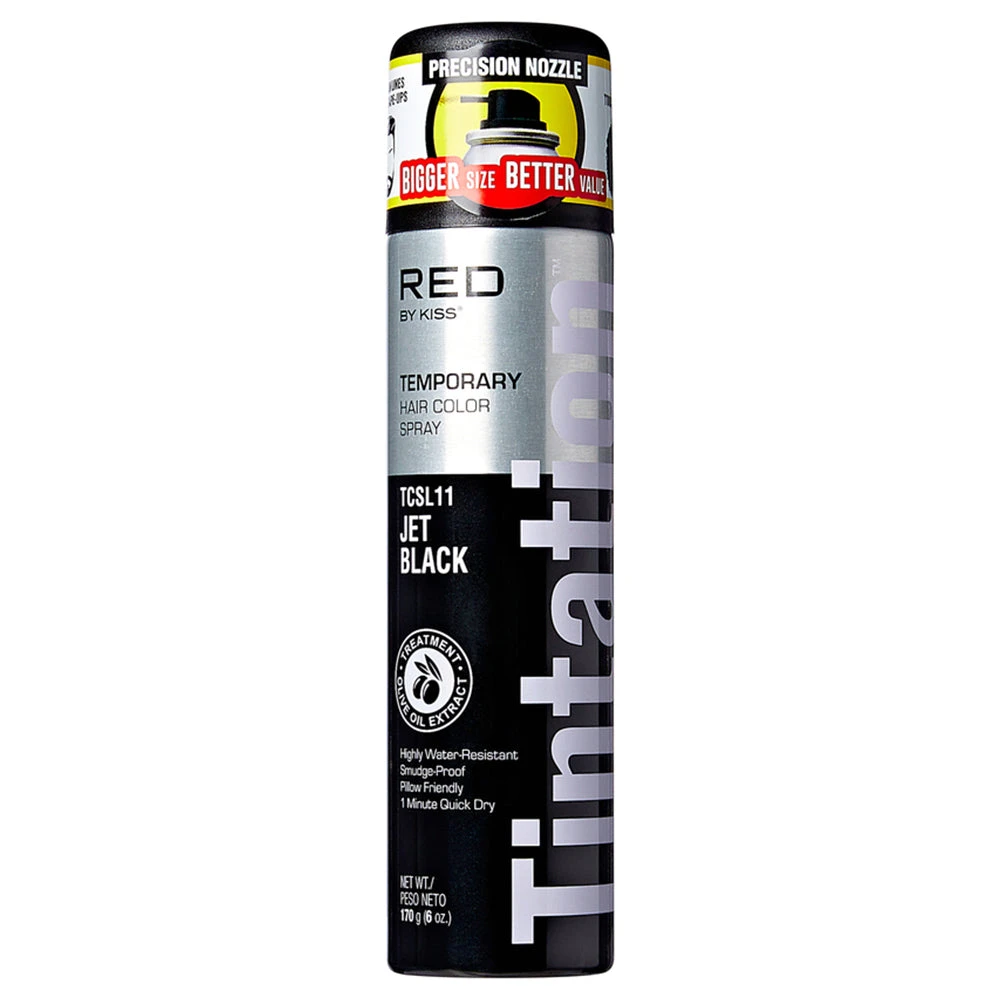 Red By Kiss TCSLXX Tintation Temporary Hair Color Spray 6oz 1 Red By Kiss TCSLXX Tintation Temporary Hair Color Spray 6oz