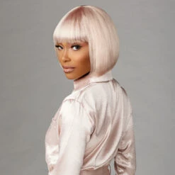 Sensationnel Empire Bob 100% Human Hair Wig - STRAIGHT CUT 10 -Loreal Store sensationnel 100 human hair empire bob wig straight cut 10 2