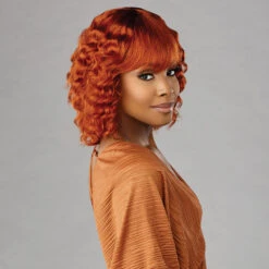 Sensationnel Empire Bob 100% Human Hair Wig - WAVY CUT 12 -Loreal Store sensationnel 100 human hair empire bob wig wavy cut 12 2