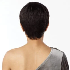 Sensationnel Empire Salt N Pepper 100% Human Hair Wig - EVIE -Loreal Store sensationnel 100 human hair empire salt n pepper wig evie 3