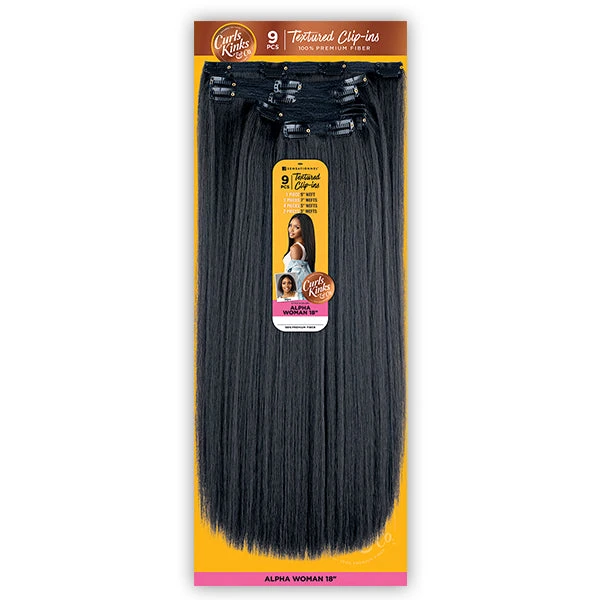 Sensationnel Curls Kinks & Co Synthetic Hair Clip In - ALPHA WOMAN 18 7 Sensationnel Curls Kinks & Co Synthetic Hair Clip In - ALPHA WOMAN 18 - Image 7