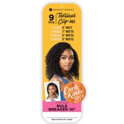 Sensationnel Curls Kinks & Co Synthetic Hair Clip In - RULE BREAKER 10 -Loreal Store sensationnel curls kinks co synthetic hair clip ins rule breaker 10 4